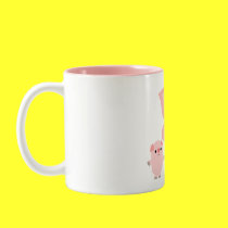 Shouting Cartoon Pigs Mug:)