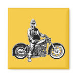 Shovel Face II Fridge Magnet