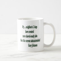 Shovel-ready Jobs Quote Mugs