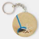 Shovel & Starfish Beach Fun Keychains