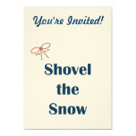 Shovel The Snow Reminders Card