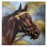 Show Horse Painting Ceramic Tile