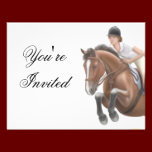 Show Jumper Invitation invitations