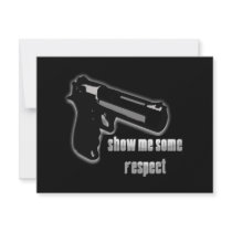Show Me Some Respect invitations