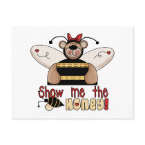 Show Me the Honey Bumble Bear postcards by cutespot Show Me the Honey Bumble Bear postcards