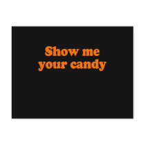 Show me your candy Costume Post Card