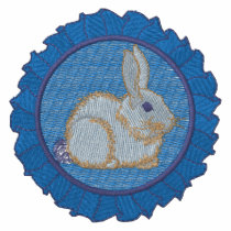 Show Rabbit Logo embroidered shirts by ZazzleEmbroidery Show Rabbit Logo embroidered shirts