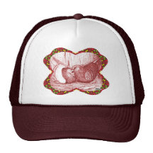 Show Racers In Red Mesh Hat