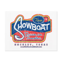 Showboat Drive in Post Card postcards by ShowboatDrivein Showboat Drive in Post Card postcards