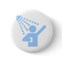 Shower Pinback Button