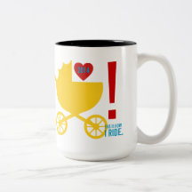 Shower Gift Mug Love Marriage Baby Carriage