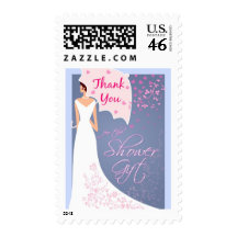 Shower Gift Thank You Postage Stamp