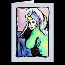 Shower Girl - Card cards
