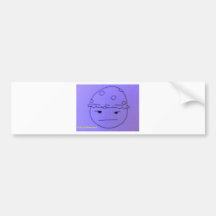 shower hat in purple bumper sticker