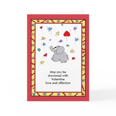 Shower of Affection -  Valentine Cards by Computious