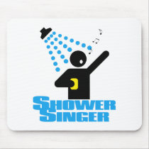 Shower Singer Mouse Pad