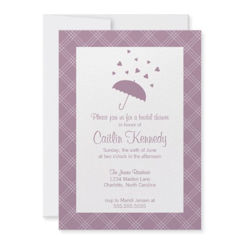 Showered with Love- Bridal Shower Invitation invitation