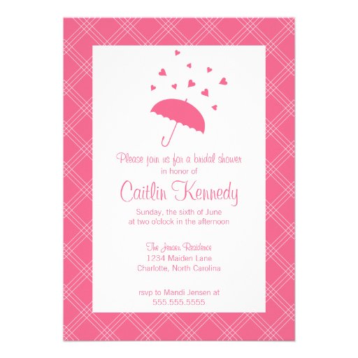 Showered with Love- Bridal Shower Invitation