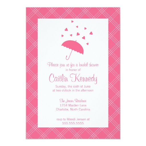 Showered with Love Bridal Shower Invitation Zazzle