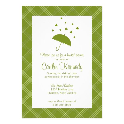 Showered with Love- Bridal Shower Invitation