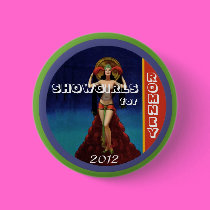 Showgirls for Romney 2012 buttons