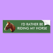 Showing Off - bumper sticker bumper stickers by Horseshoes3 Showing Off - bumper sticker bumper stickers