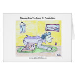 Showing One The Power Of Possibilities Greeting Card