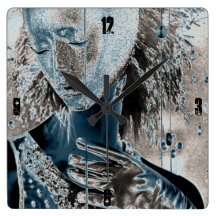 Showing Pain Through Art Square Wallclock
