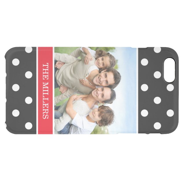 Showoff Family Portrait Photo Black White Dots Uncommon Clearlyâ„¢ Deflector iPhone 6 Plus Case-5