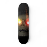 Shows off with the eyes fluo - skate board
