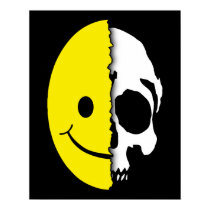 Shreaded Smiley Poster posters