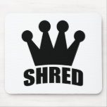 Shred Crown (black) mousepad