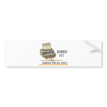 Shred the constitution bumper stickers