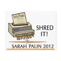 Shred the constitution postcards by 2GIOSdotCOM Shred the constitution postcards
