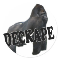 Shredders Deckape Round Sticker