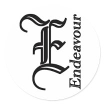 Shredders Endeavour Yachts Round Sticker