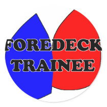 Shredders Foredeck Trainee stickers