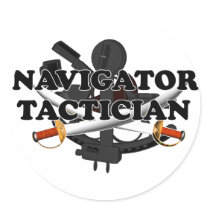 Shredders Navigator Tactician Round Sticker