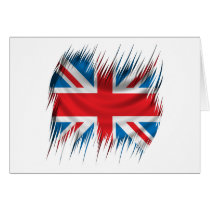 Shredders Union Jack Flag Greeting Card
