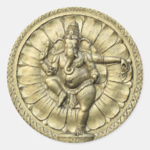 Shree Ganesh Round Sticker