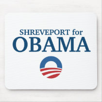 SHREVEPORT for Obama custom your city personalized mousepads
