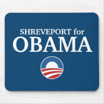 SHREVEPORT for Obama custom your city personalized mousepads