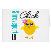 Shreveport LA Chick cards by chicktshirts Shreveport LA Chick cards