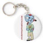 Shreveport Zombie Walk Mascot "Bub" keychains