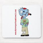 Shreveport Zombie Walk Mascot "Bub" mousepads