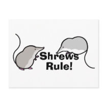 Shrews Rule! Postcard