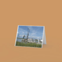 Shrimp Boat Notecard cards