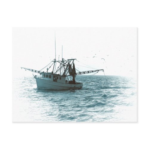Shrimp Boat postcard
