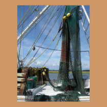 Shrimp Boat Poster posters