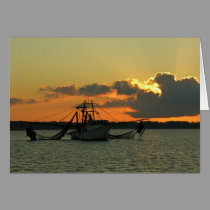 Shrimp Boat Sunrise cards
